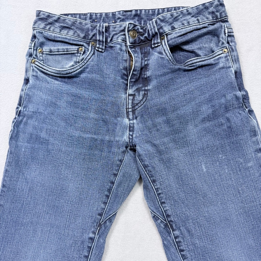 Gorpcore Prana Jeans Womens 30 Blue Denim Straight Leg Casual Cotton Blend - Picture 2 of 9